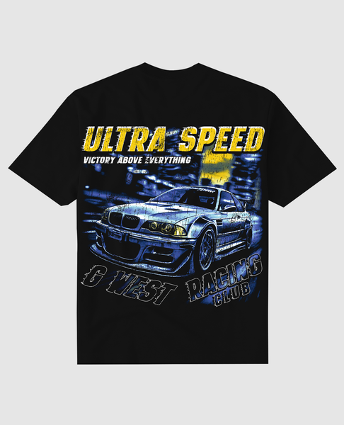 G West Ultra Speed PREMIUM TEE FRONT AND BACK PRINT