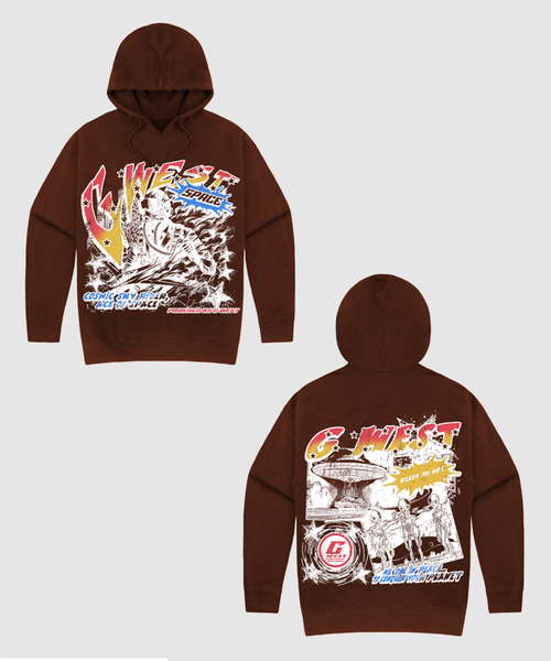 G West Cosmic Sky Ride Double Hit Hoodie