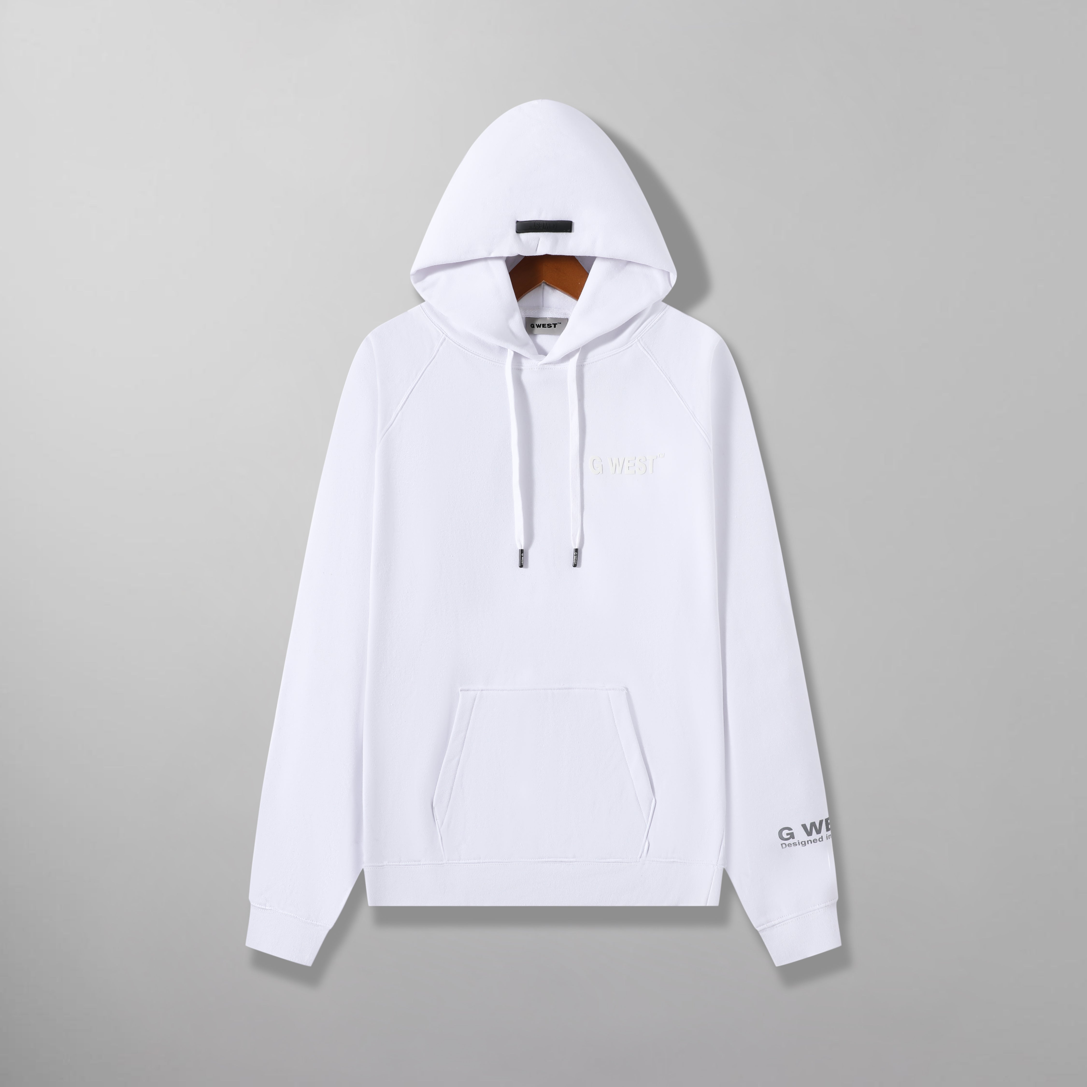 G WEST SMALL CHEST LOGO HOODIE