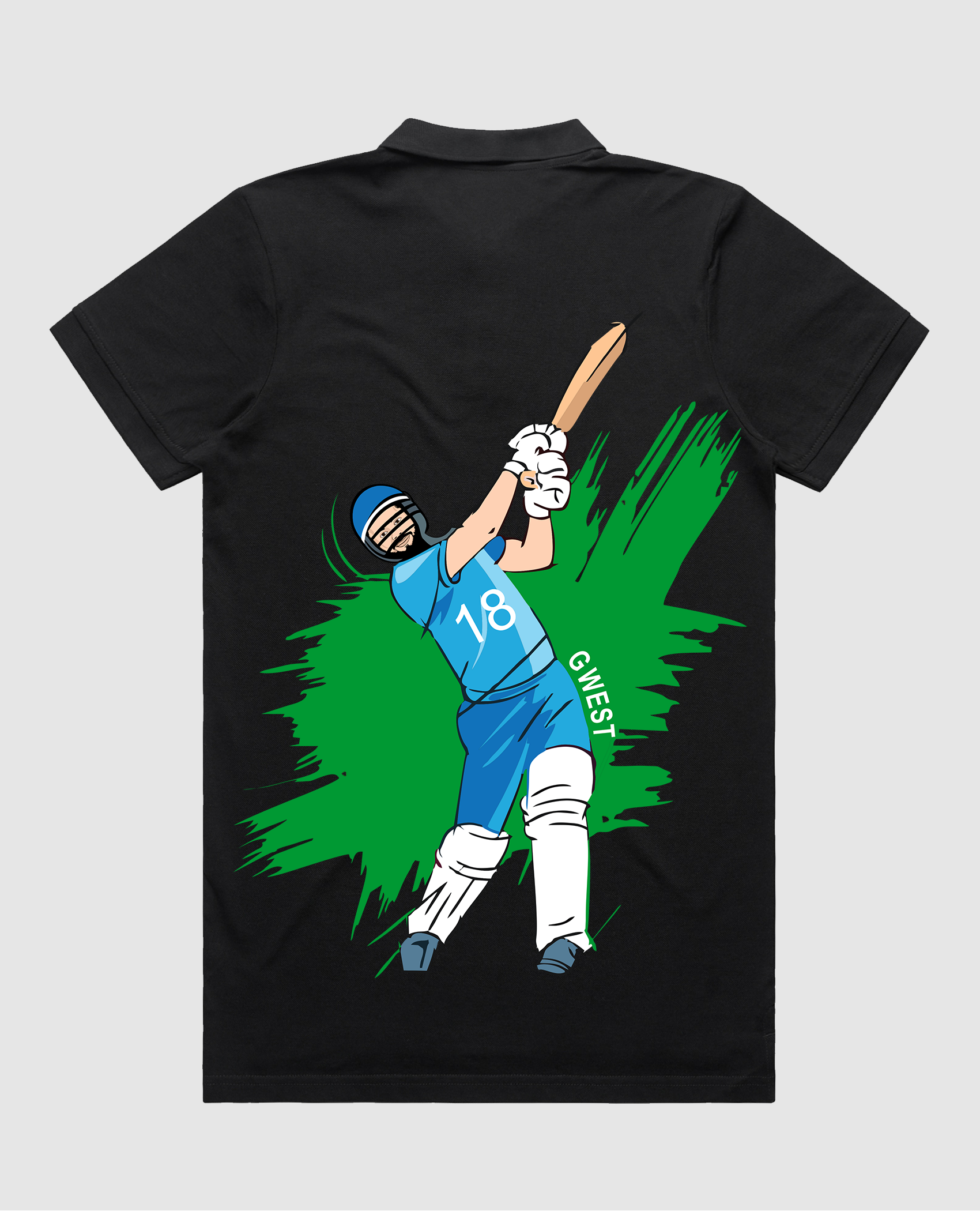 G West Cricket India Polo T-Shirt : GWPTL2411 - 2 COLORS