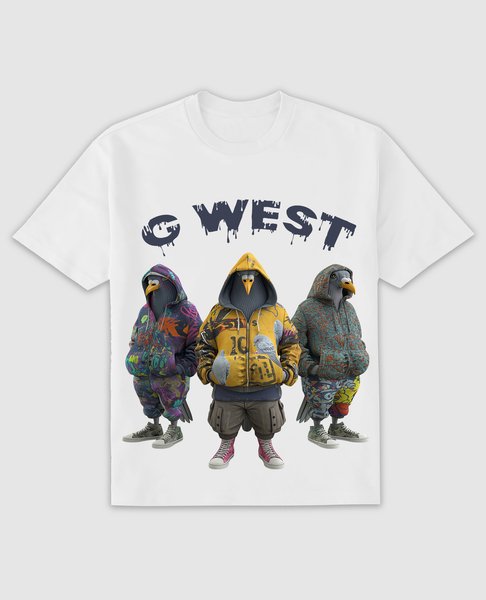 G WEST 3 PEIGION TEE - G West