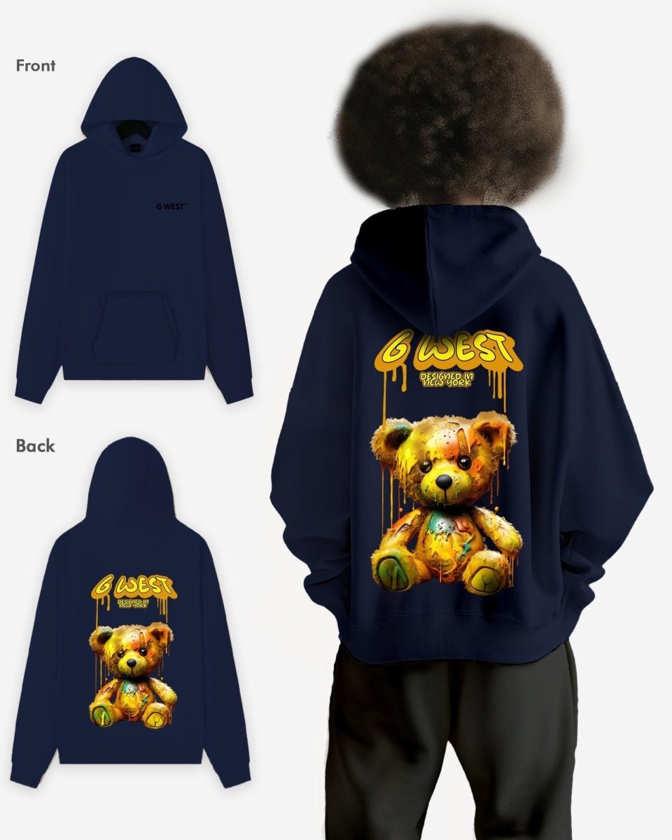 G West Acid Bear Heavy Premium Oversize Hoodie - G West