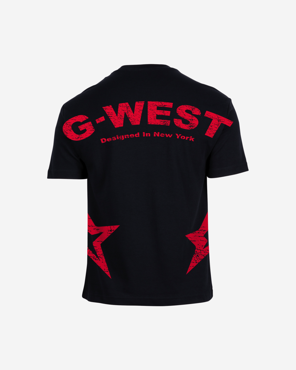 G West Arch Logo Oversized Tee - G West