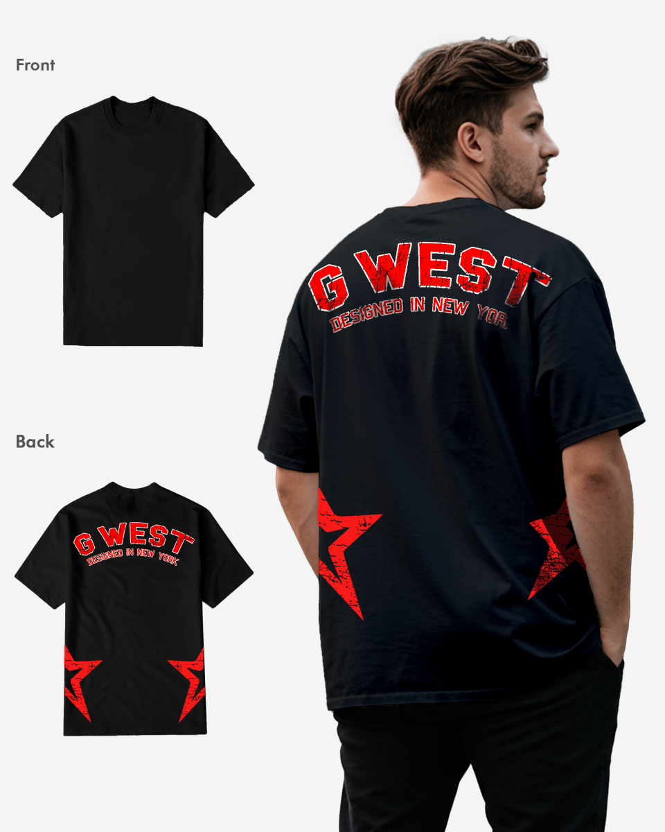 G West Arch Logo tee Big and Tall - G West