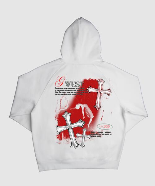 G WEST ASCENDING SOUL HOODIE : GWHLHD9019 - 3 COLORS - G West