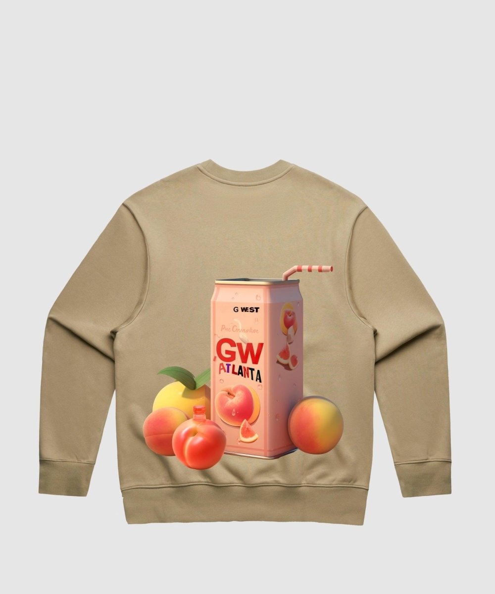 G West Atlanta Peach Heavy Premium Crewneck - 6 Colors - G West