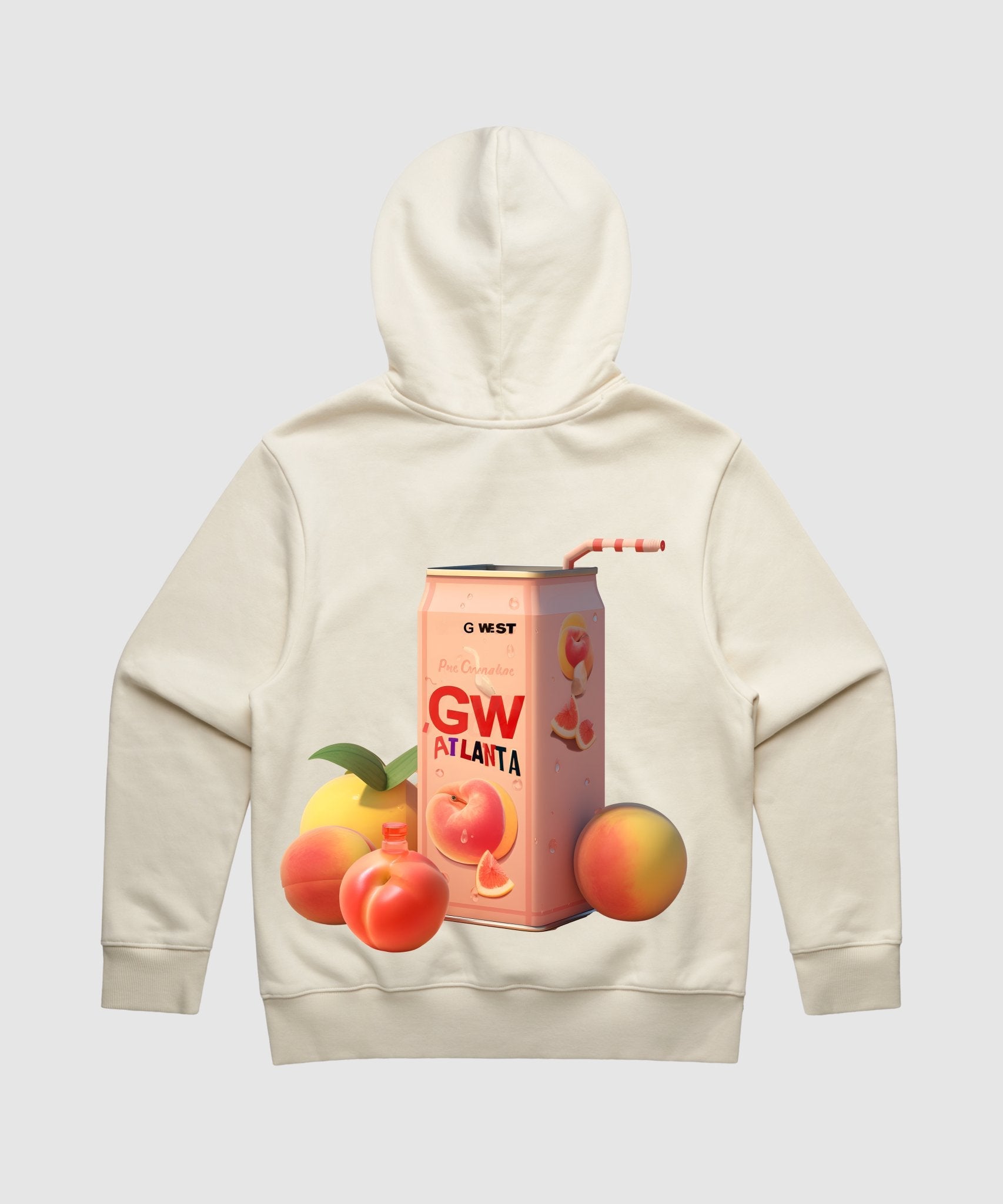 G WEST ATLANTA PEACH HEAVY PREMIUM HOODIE - 6 COLORS - G West