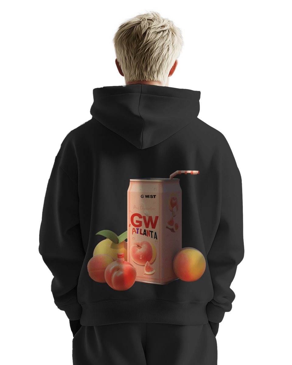 G West Atlanta Peach Heavy Premium Oversize Hoodie - G West