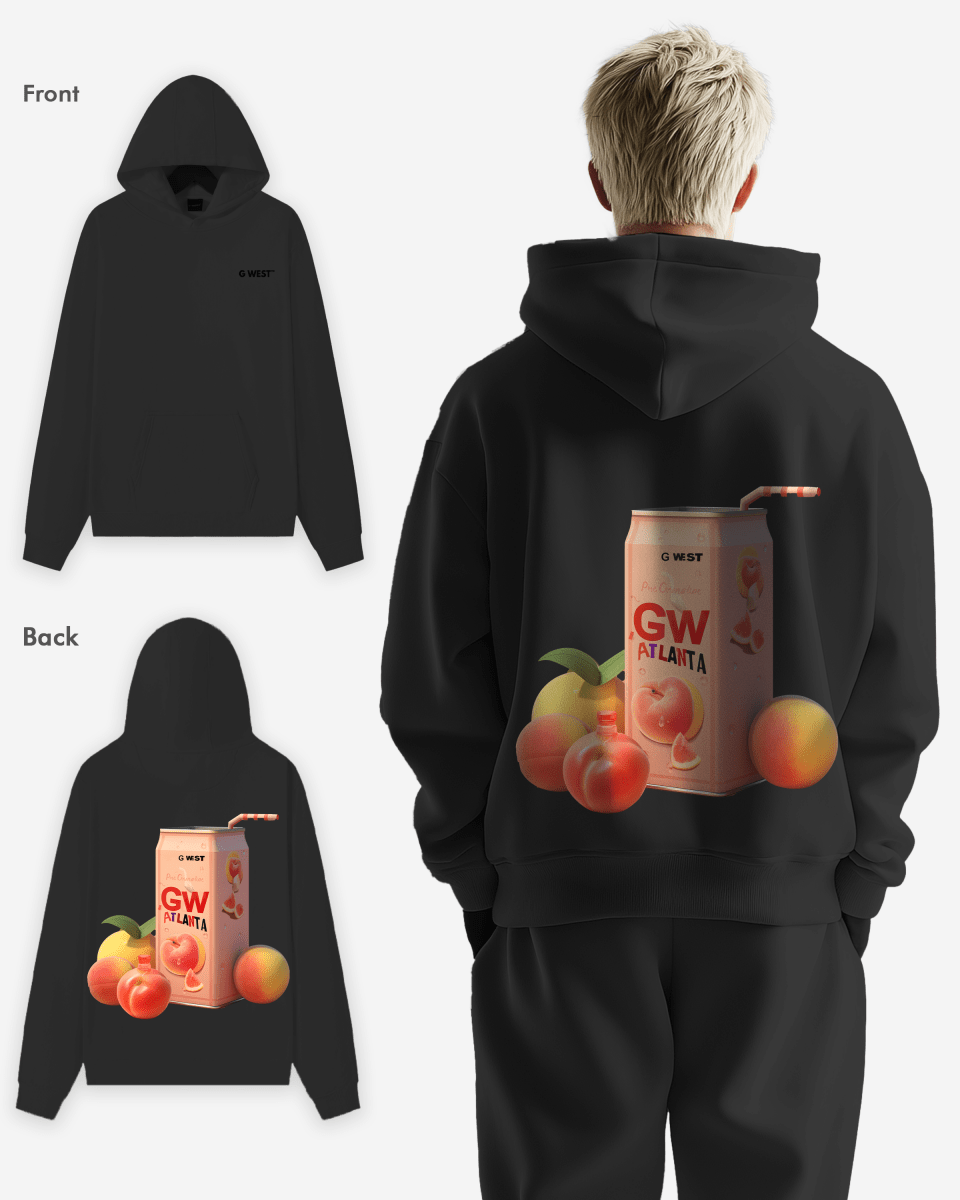 G West Atlanta Peach Heavy Premium Oversize Hoodie - G West