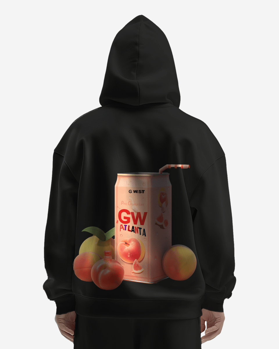 G West Atlanta Peach Heavy Premium Oversize Hoodie - G West