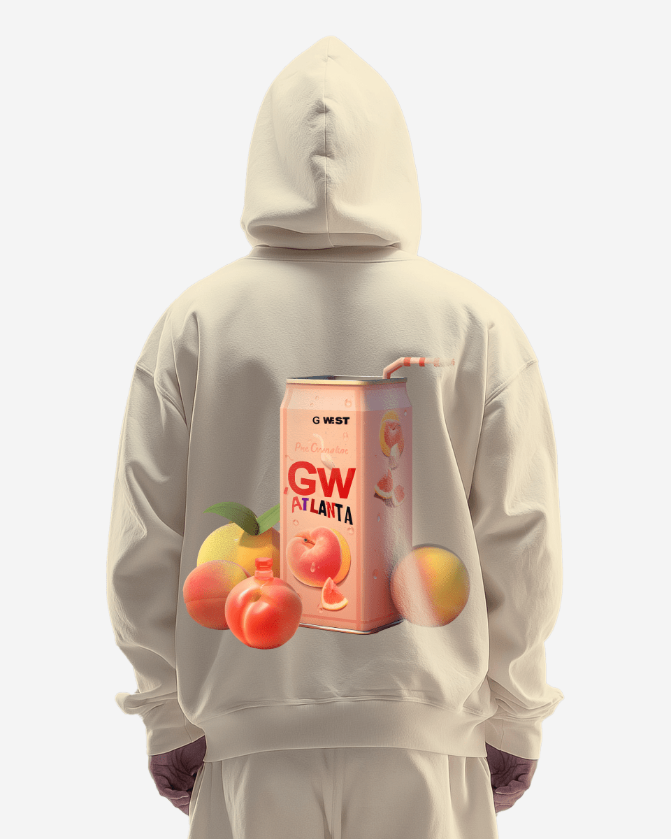 G West Atlanta Peach Heavy Premium Oversize Hoodie - G West