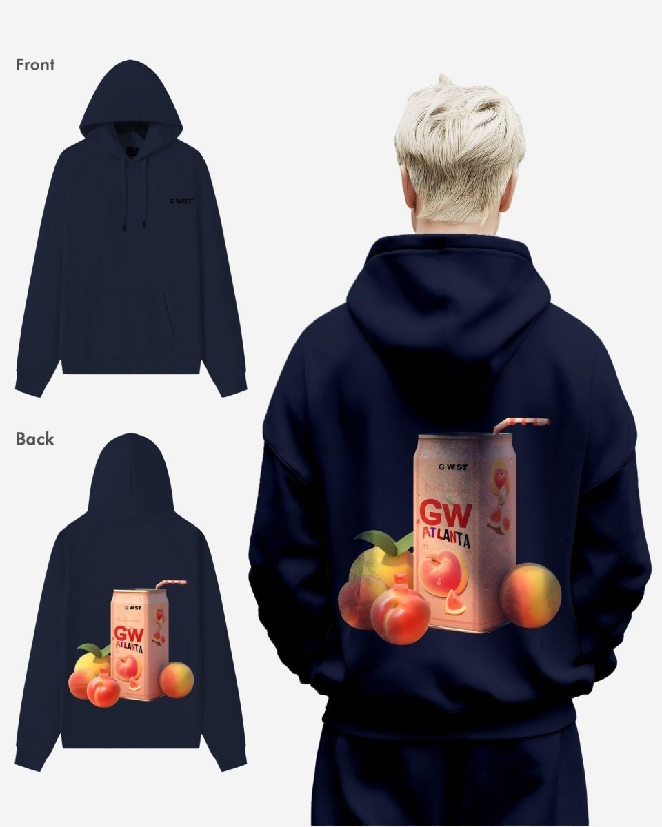 G West Atlanta Peach Heavy Premium Oversize Hoodie - G West