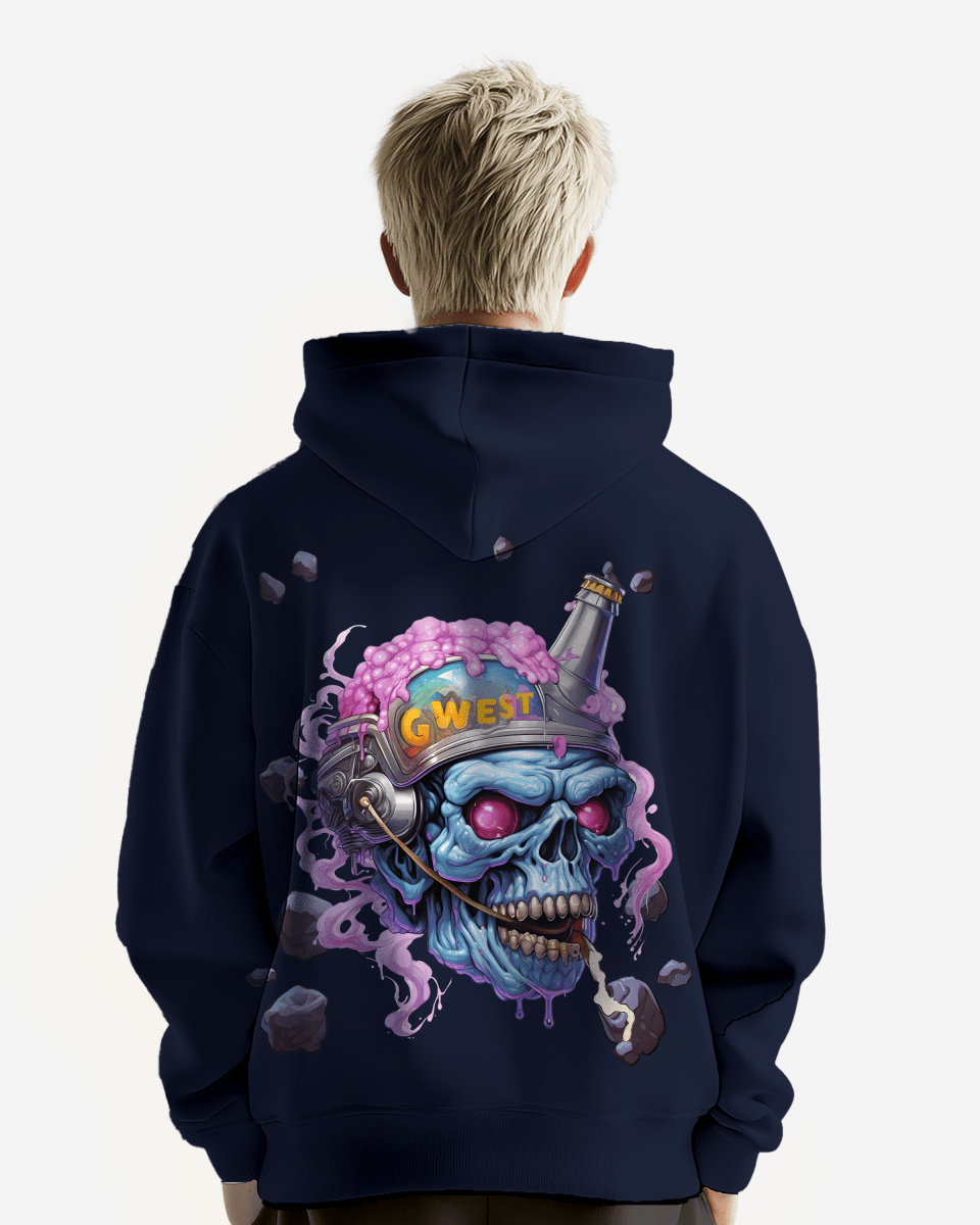 G West Beer Helmet Zombie Heavy Premium Hoodie - G West