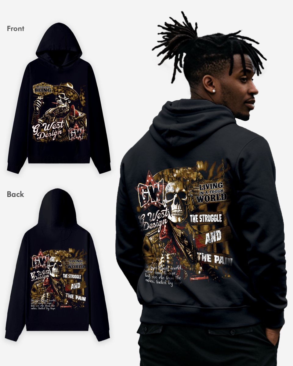 G West Being Enlightened Hoodie Big and Tall - G West