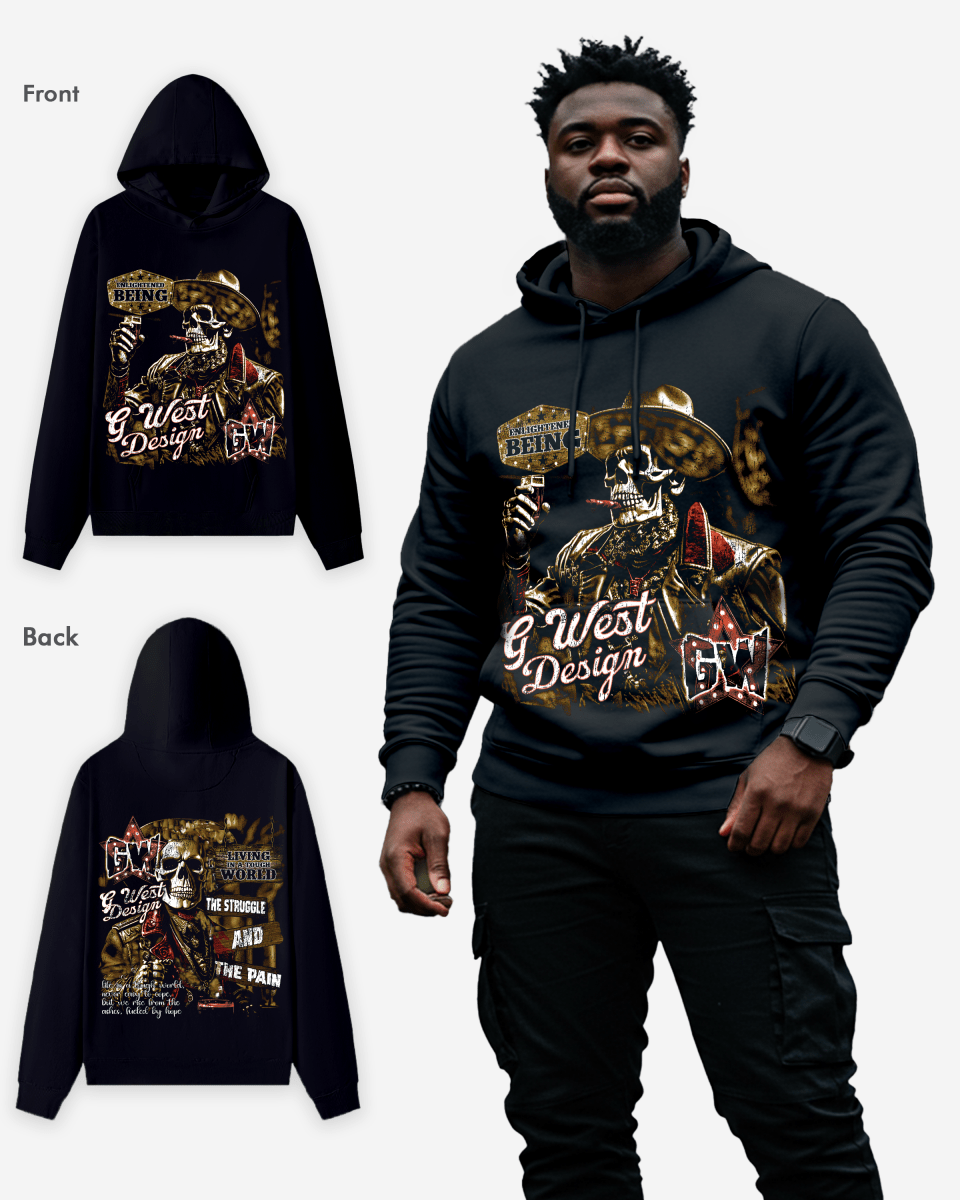 G West Being Enlightened Hoodie Big and Tall - G West