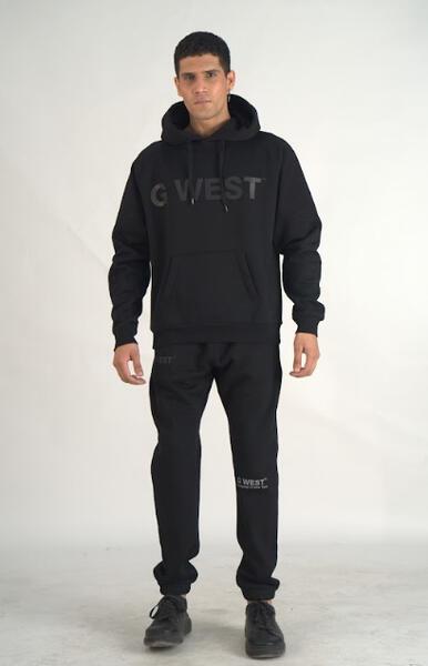 G WEST BIG CHEST LOGO MENS HOODIE : GWLFHD6000 -8 Colors - G West