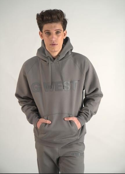 G West Big Chest Logo Mens Hoodie : Gwlfhd6000 - 8 Colors - G West