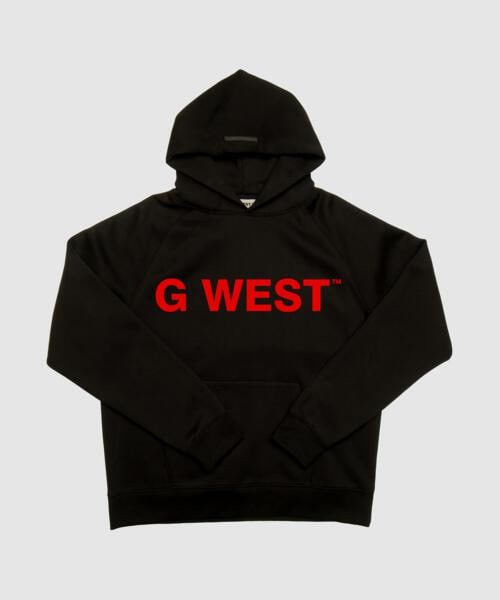 G West Big Chest Logo Mens Hoodie : Gwlfhd6000 - 8 Colors - G West