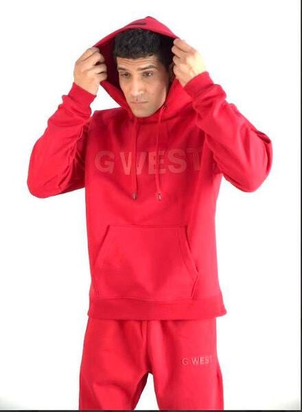 G West Big Chest Logo Mens Hoodie : Gwlfhd6000 - 8 Colors - G West