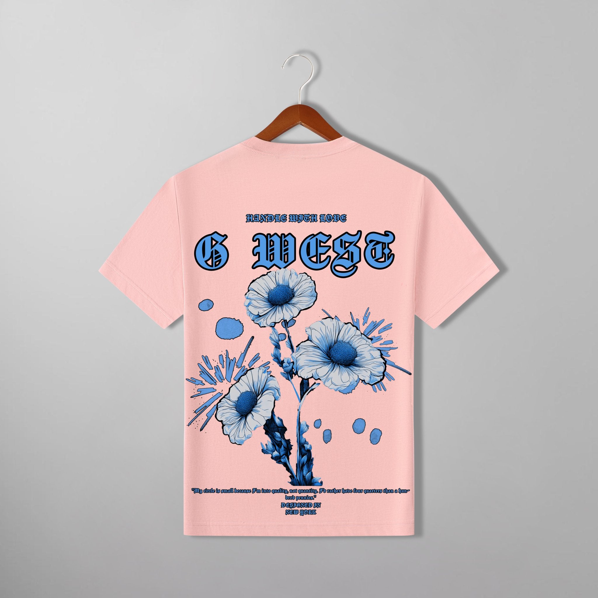 G WEST BLUE GARDEN TEE - G West