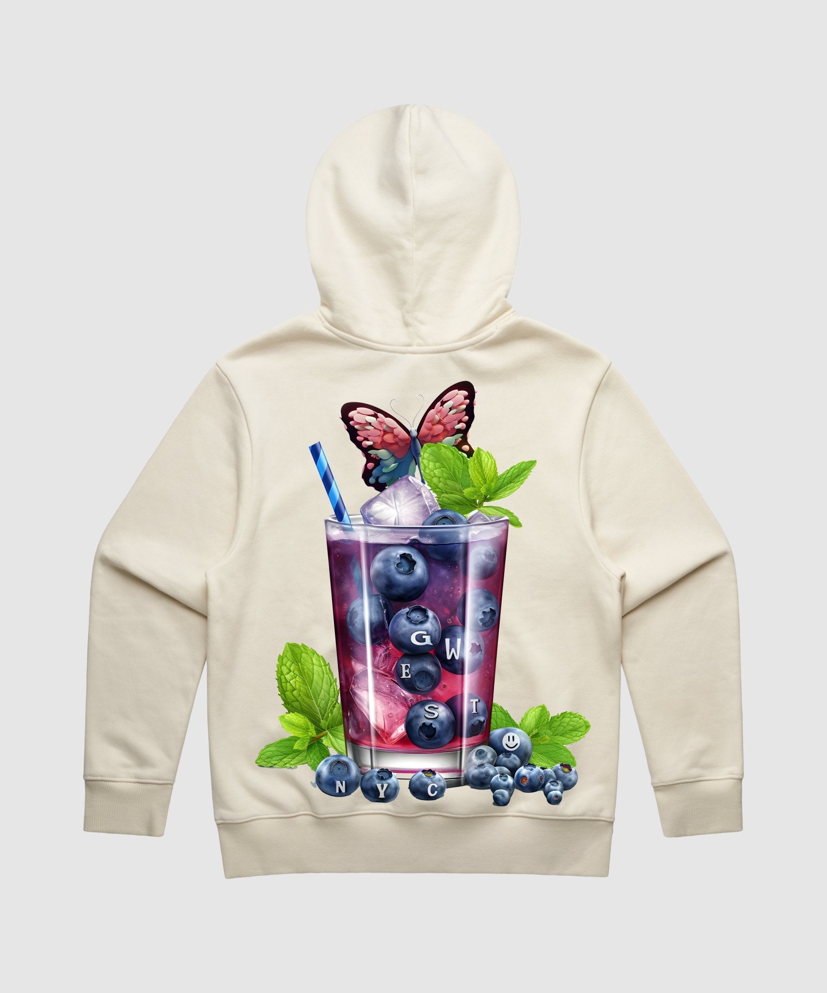 G WEST BLUEBERRY MOHITO HEAVY PREMIUM HOODIE - G West