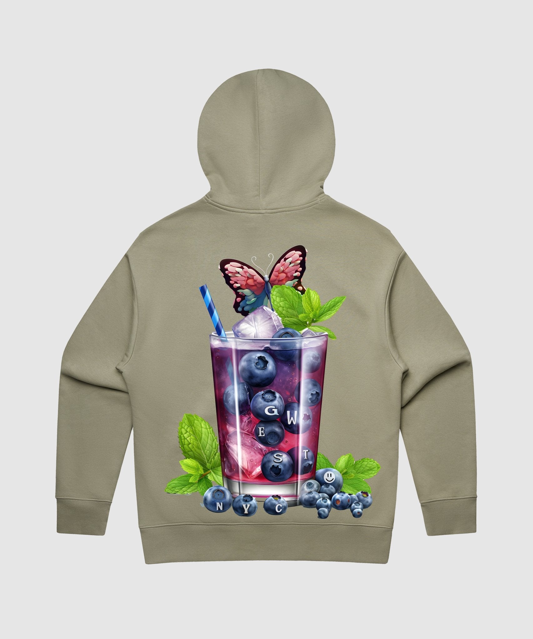 G WEST BLUEBERRY MOHITO HEAVY PREMIUM HOODIE - G West