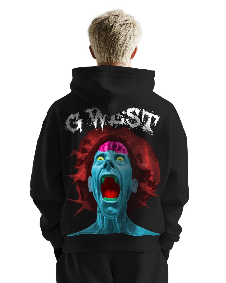 G West Brain Explosion Heavy Premium Oversized Hoodie - G West