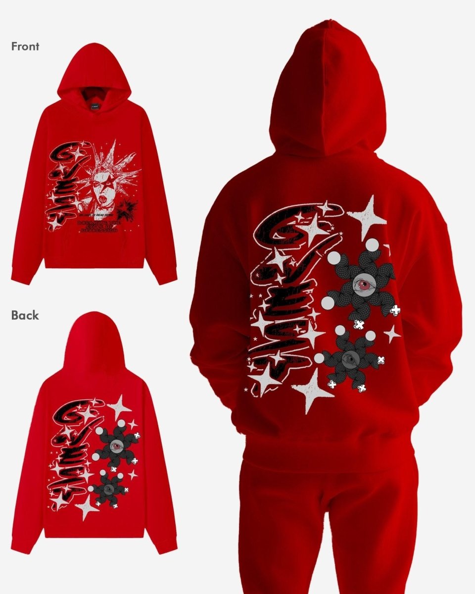 G West Breaking the Cycle Double Hit Oversized Hoodie - G West