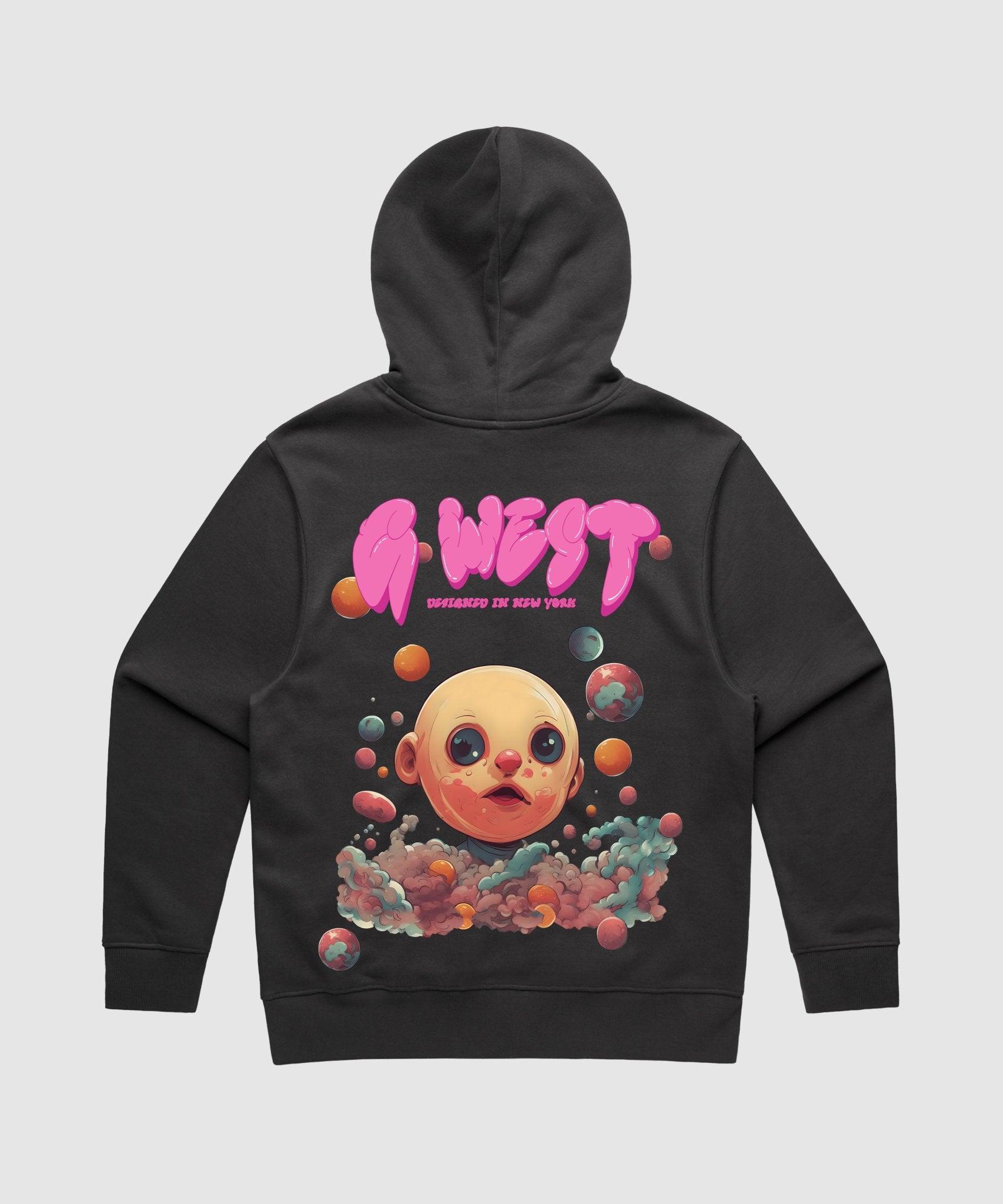 G WEST BUBBLE GUM BABY HEAVY PREMIUM HOODIE - 6 COLORS - G West