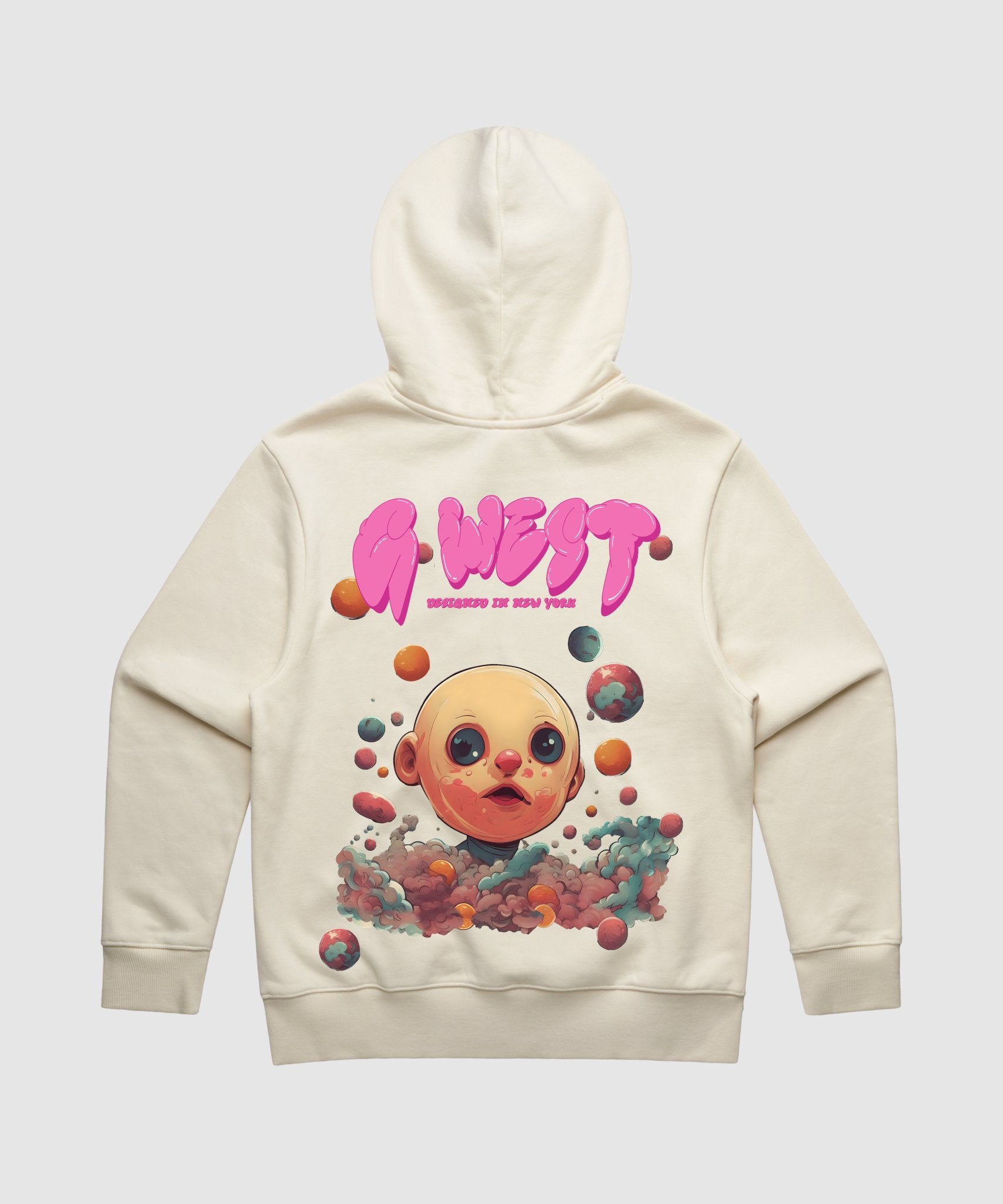 G WEST BUBBLE GUM BABY HEAVY PREMIUM HOODIE - 6 COLORS - G West