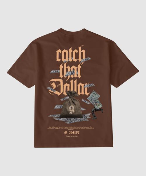 G West Catch That Dollar Life Stlye Tee Mens Style : GWPPT9016 - 2 COLORS - G West