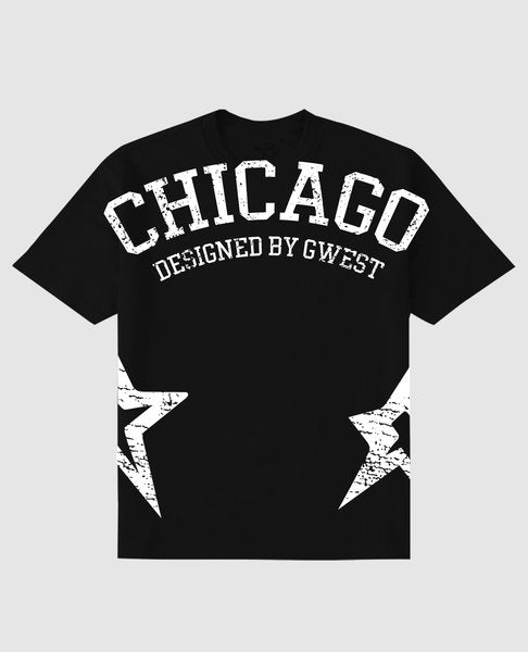 G West Chicago Arch Logo Red Tee GWDTFL9054 - 2 COLORS - G West