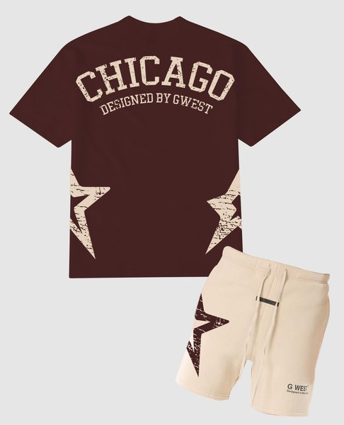 G West Chicago Arch Logo Tee GWDTFL9054 - 2 COLORS - G West