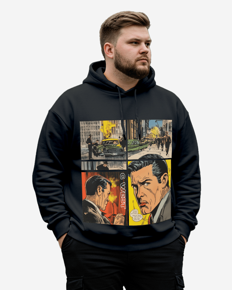 G WEST COMIC HOODIE Big and Tall - G West