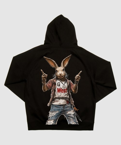 G West Cool Bunny Hoodie - G West