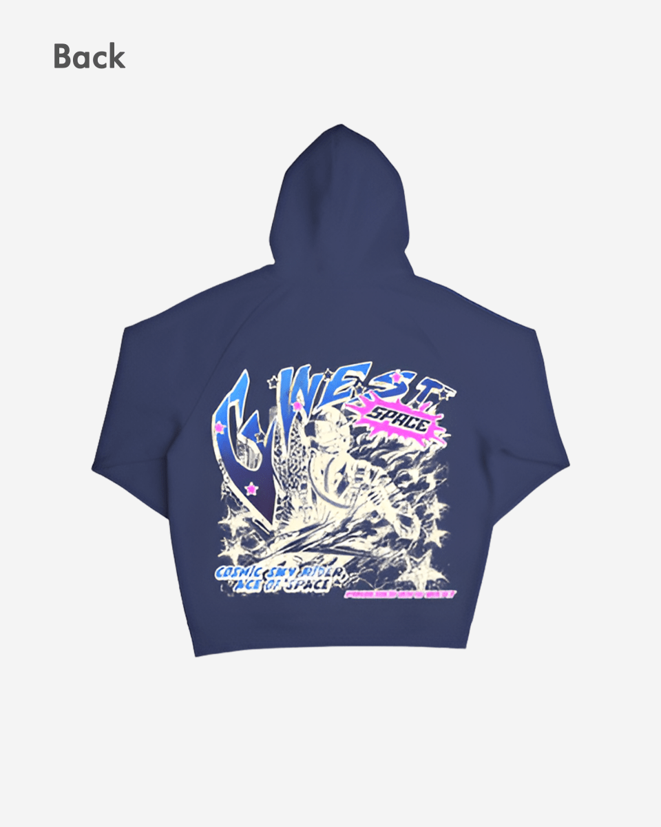 G West Cosmic Sky Ride Double Hit Hoodie Big and Tall - G West