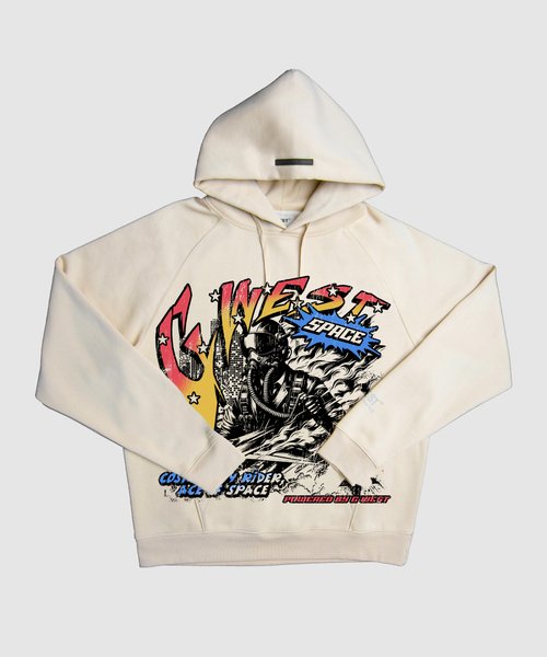 G West Cosmic Sky Ride Double Hit Hoodie - G West