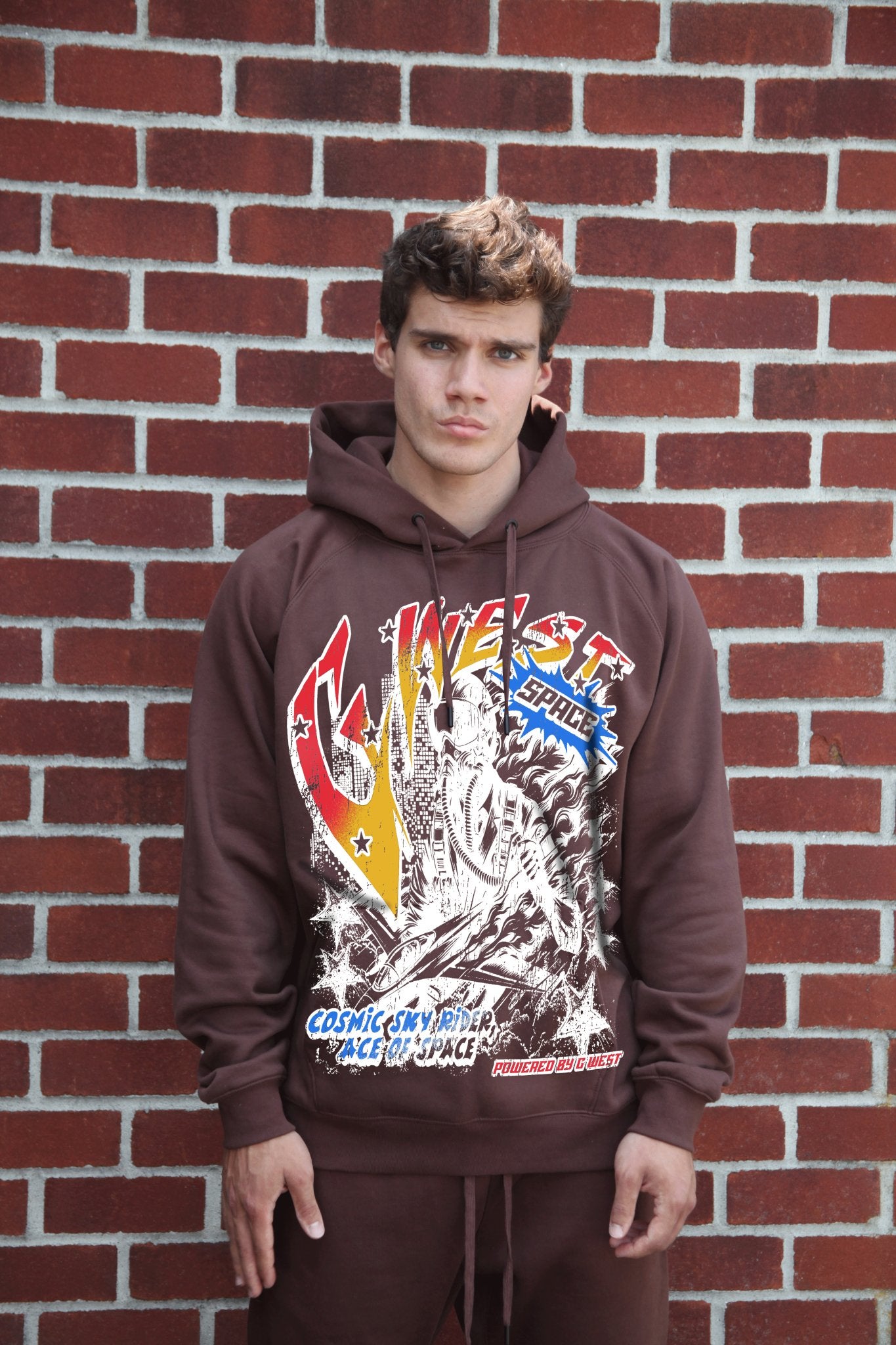 G West Cosmic Sky Ride Double Hit Hoodie - G West