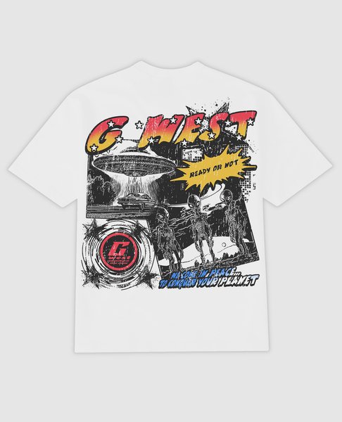 G West Cosmic Sky Ride Double Hit Tee - G West