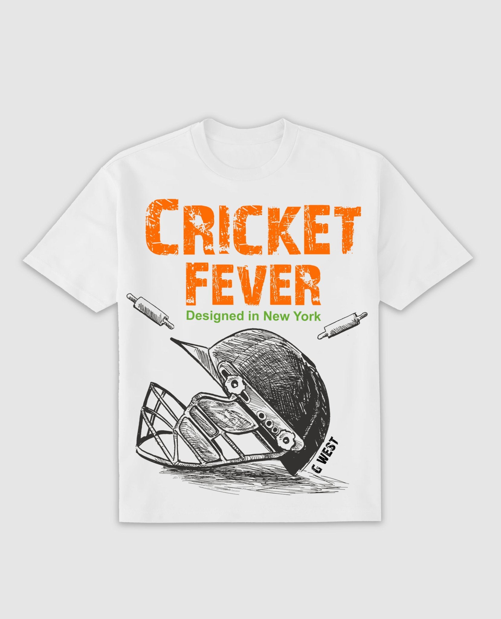 G West Cricket Fever T-Shirt: GWDTBAS2406 - 2 COLORS - G West