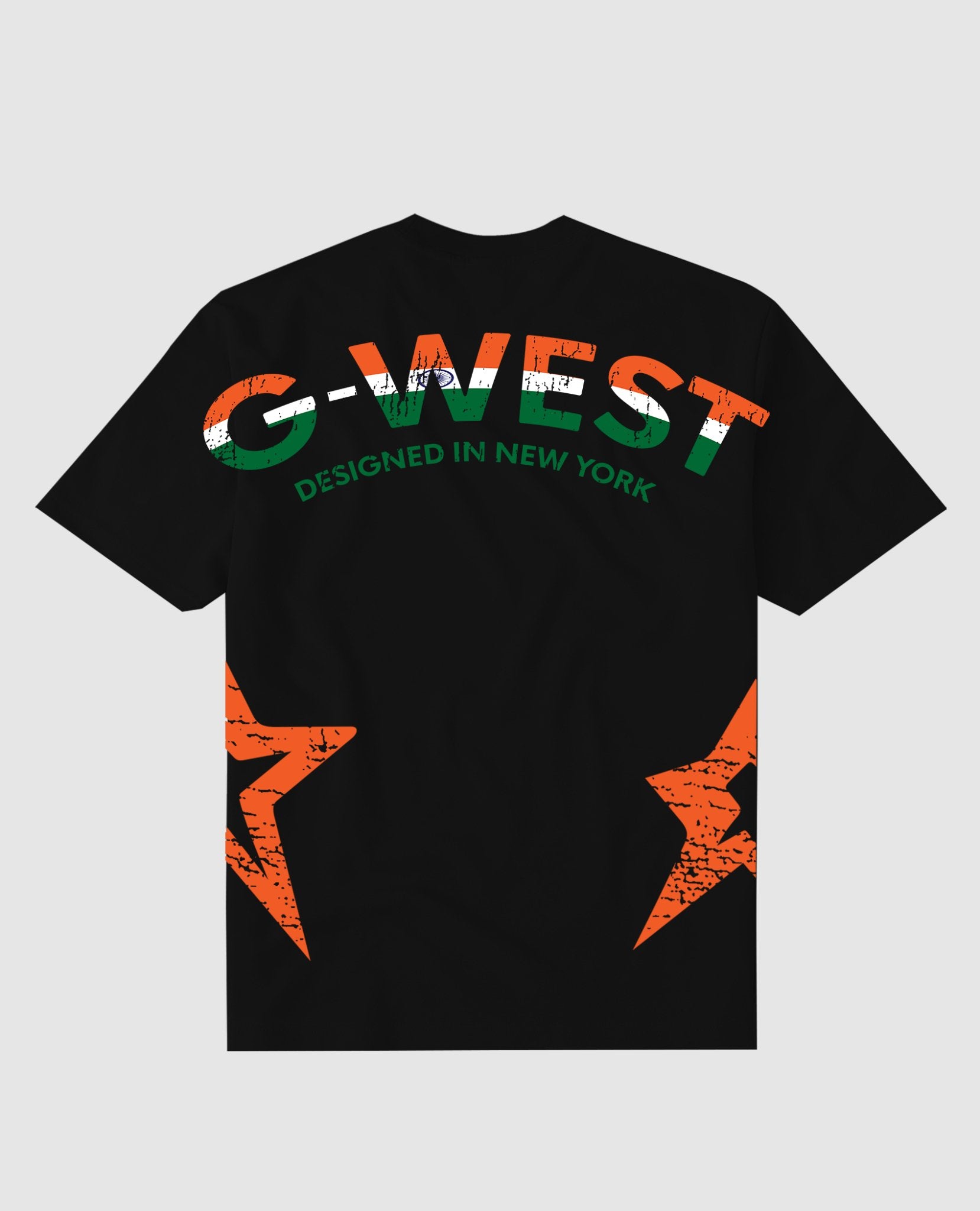 G West Cricket India Arch Logo T-Shirt : GWDTFL2401 - 2 COLORS - G West