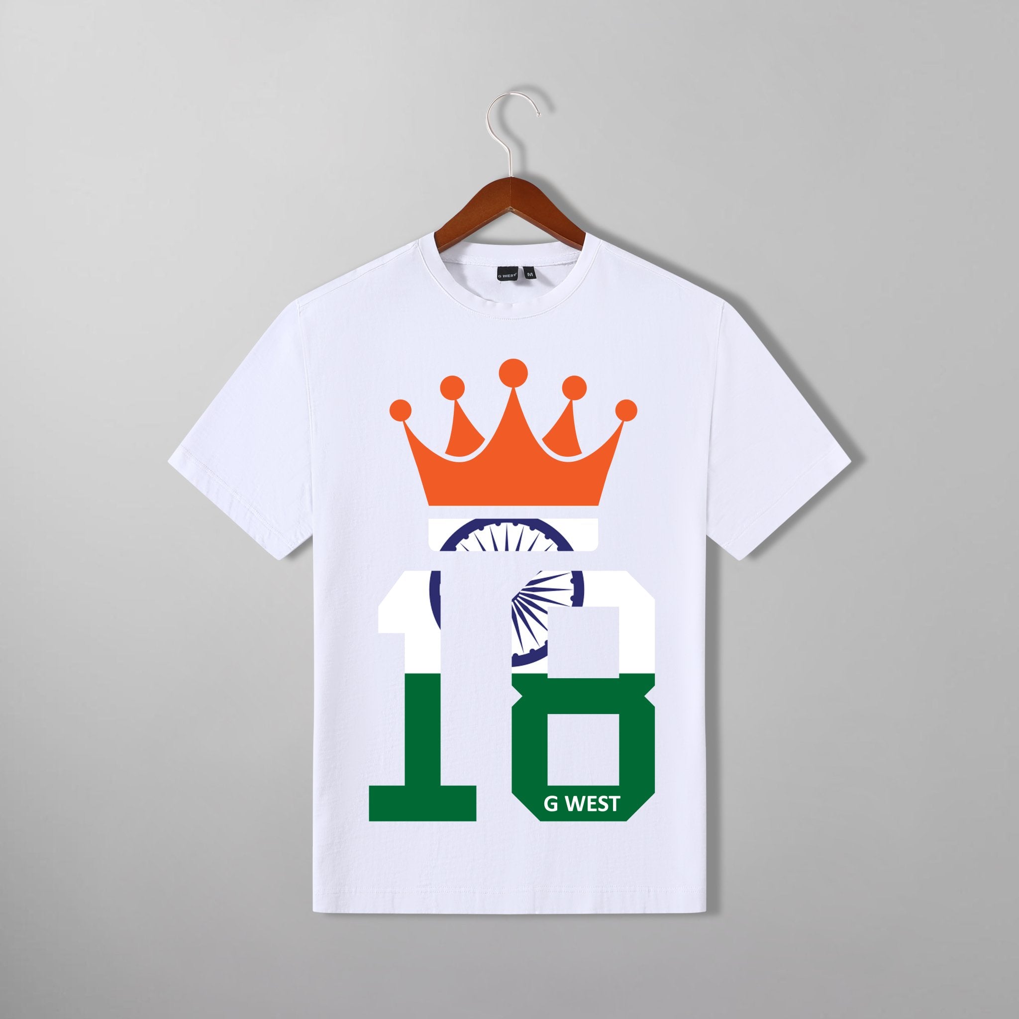 G West Cricket India King-18 T-Shirt : GWDTFL2412 - 3 COLORS - G West