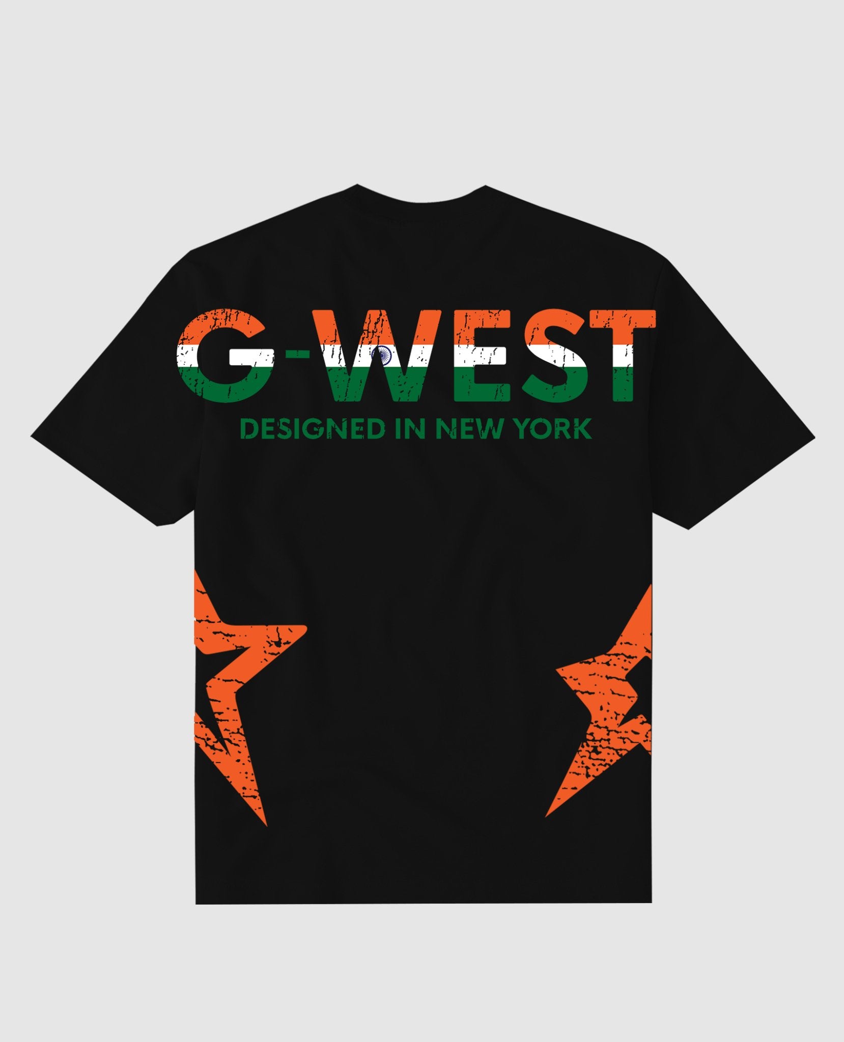 G West Cricket India Logo T-Shirt : GWDTFL2403 - 2 COLORS - G West