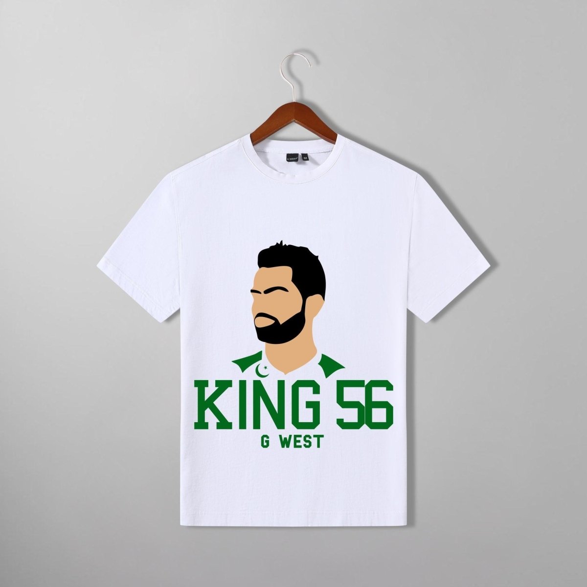 G West Cricket King 56 Black T-Shirt : Gwdtfl2408 - 2 Colors - G West