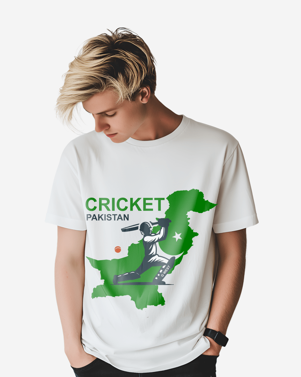 G West Cricket Pakistan T-Shirt : Gwdtfl2407 - 2 Colors - G West