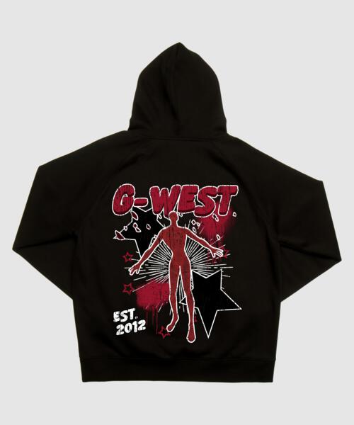 G WEST DAZZLING DYNAMO HOODIE : GWHLHD9020 - 4 COLORS - G West