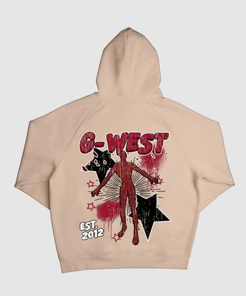 G WEST DAZZLING DYNAMO HOODIE : GWHLHD9020 - 4 COLORS - G West