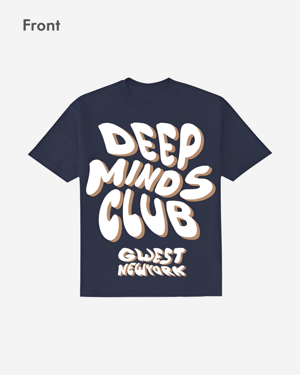 G West Deep Mind Club Distress graphic tee Big and Tall - G West