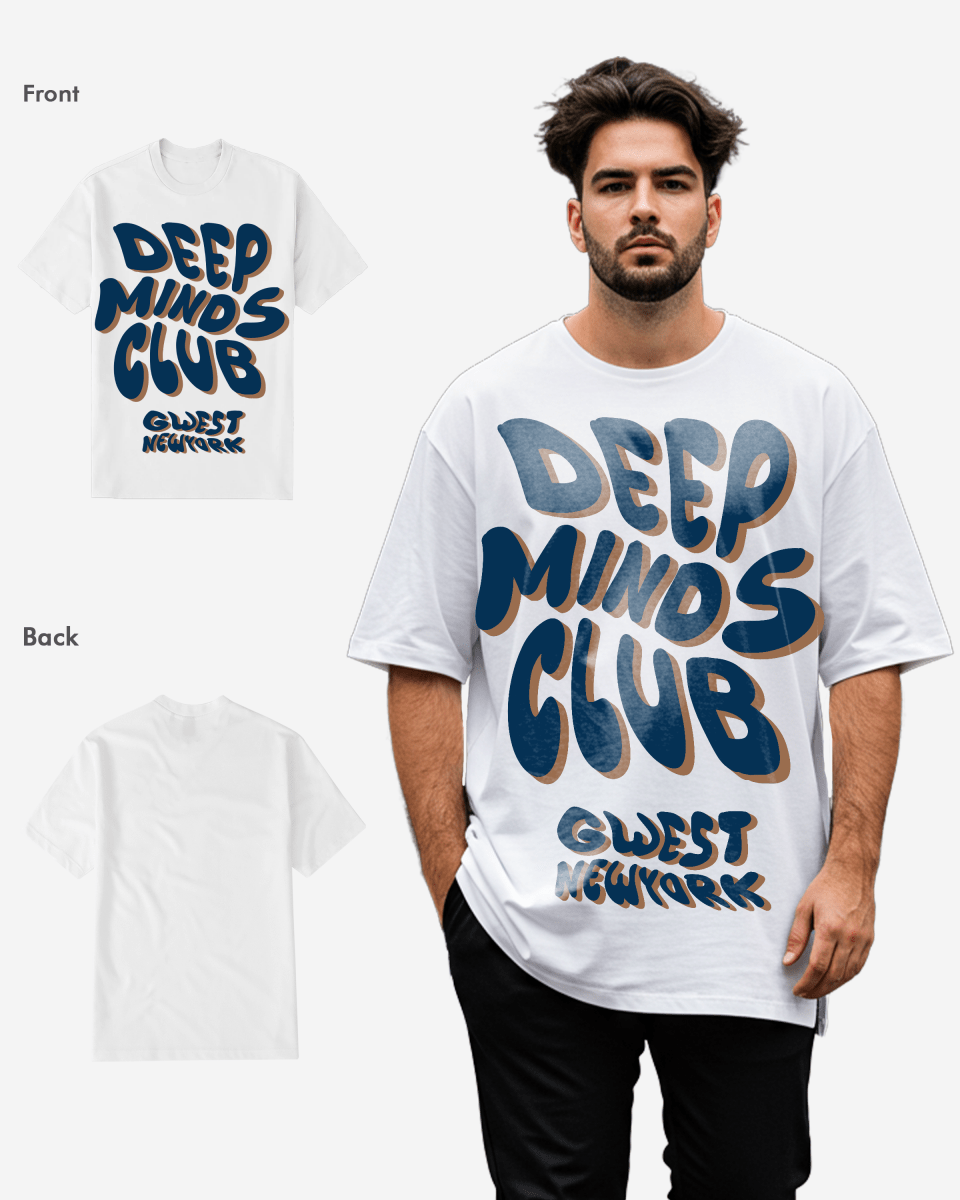 G West Deep Mind Club Distress graphic tee Big and Tall - G West