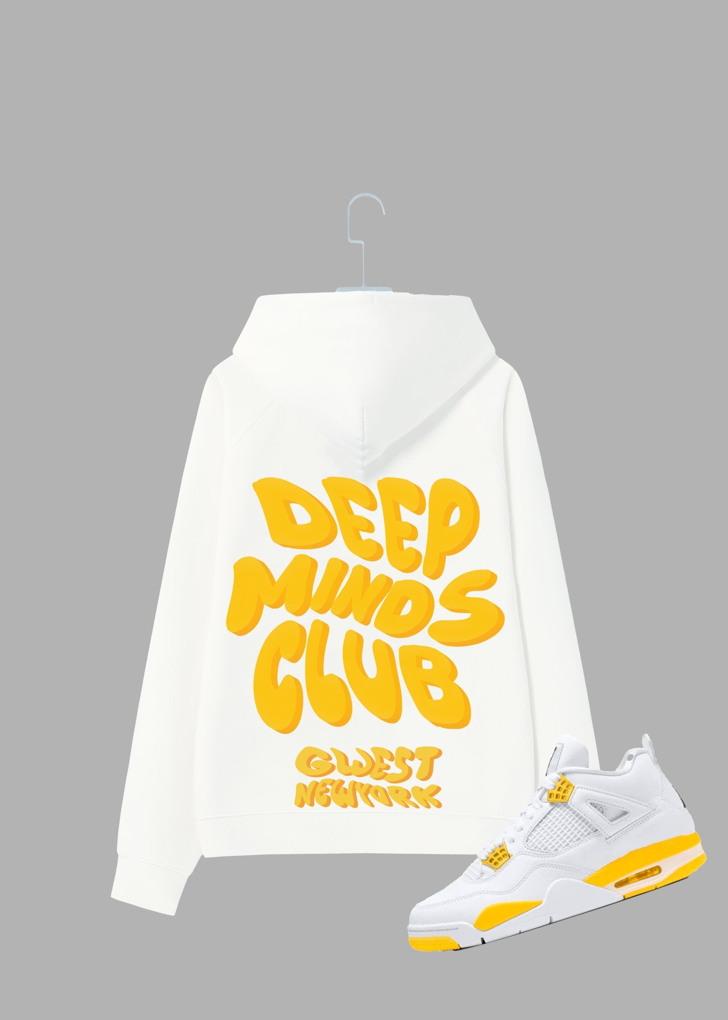 G WEST DEEP MINDS CLUB HOODIE : GWHLHD9026 - 1 COLORS - G West